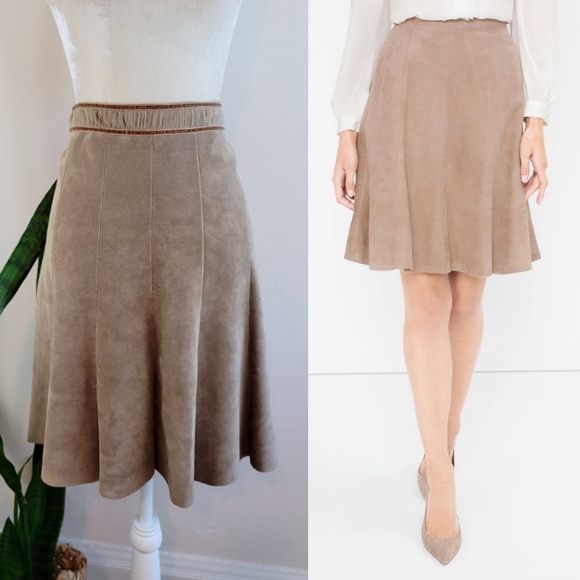 Anthropologie Dresses & Skirts - Anthropologie June Suede Panel Skirt